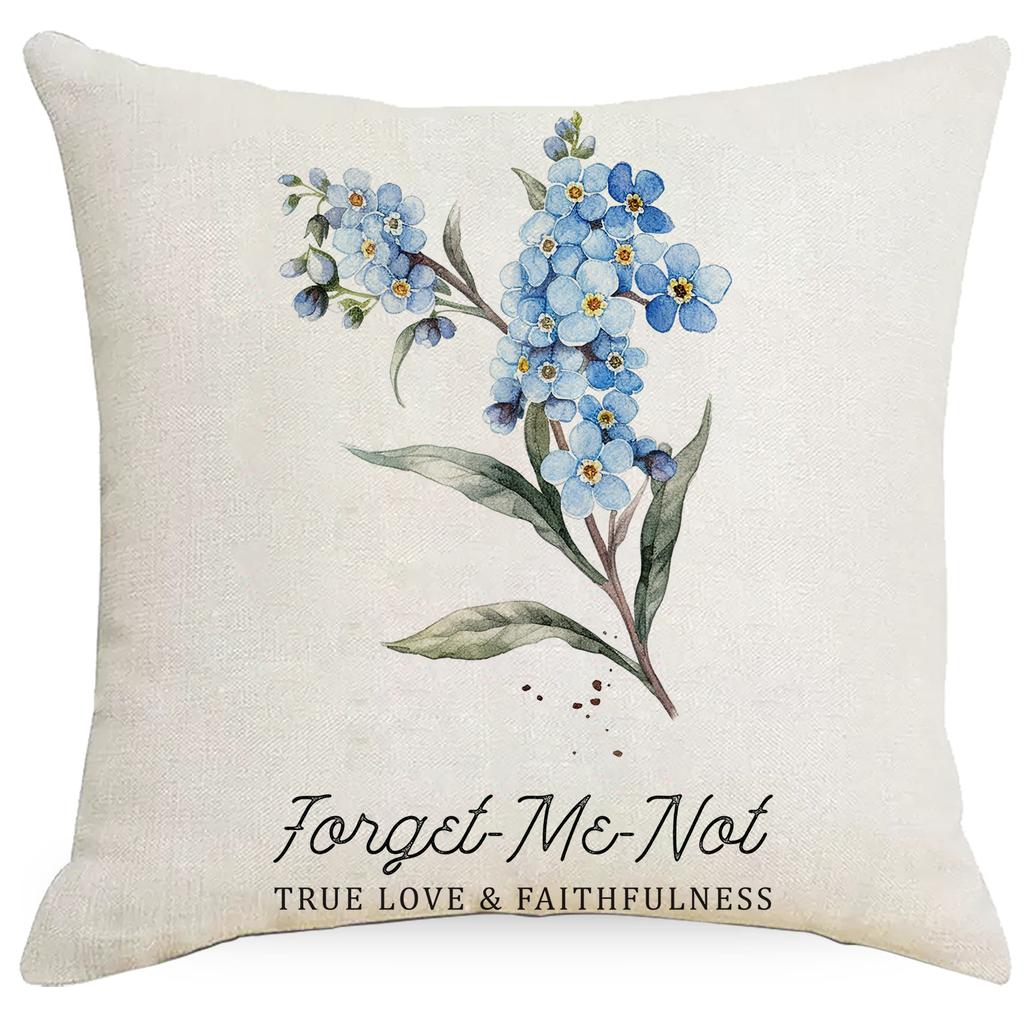 Neuer Vintage Blumenmuster Kissenbezug Wohnzimmer Sofa Kissenbezug