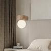 Mid Century Modern Wall Sconce White Milk Glass Marble Wall Light Fixtures Vintage Natural Stone Hallway Light Farmhouse Bedside Wall Mounted Lamp