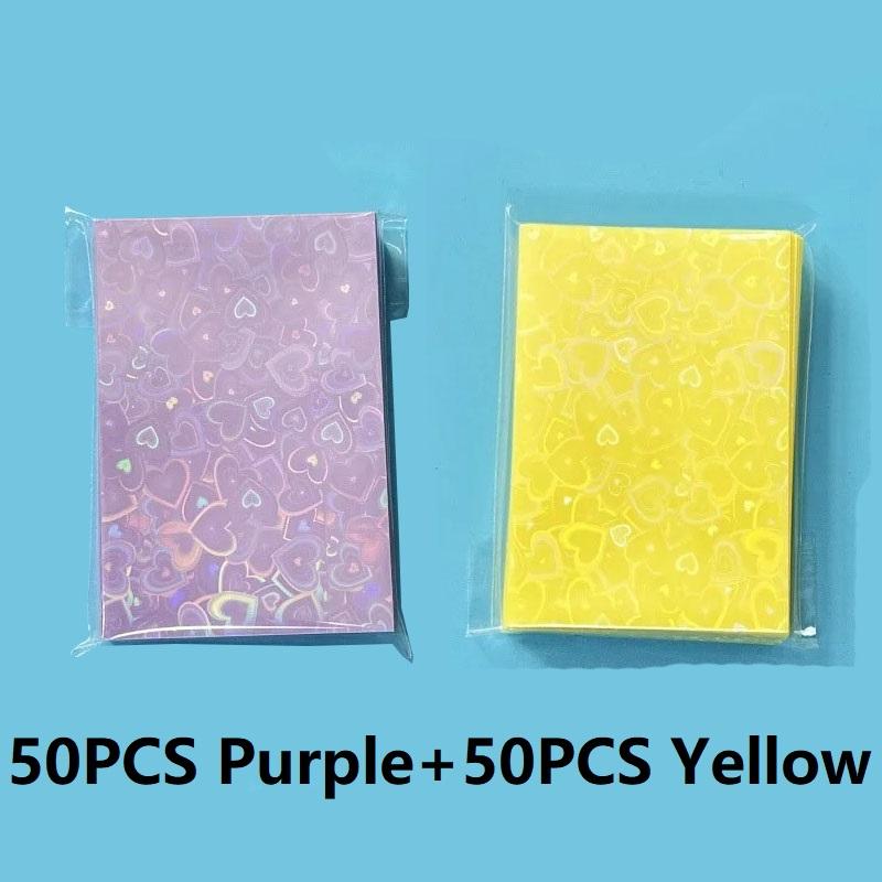 50/100pcs/pack Colored Korean Idol Photo Card Holder Photocard Sleeves Photo Anti-scratch Card Protective Case