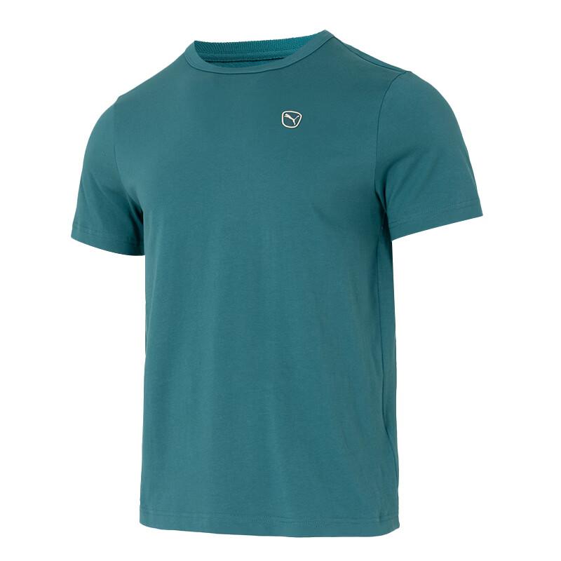 Puma Breathable Round Neck Short Sleeve Running T-Shirt Men Tops 695883-41 XS