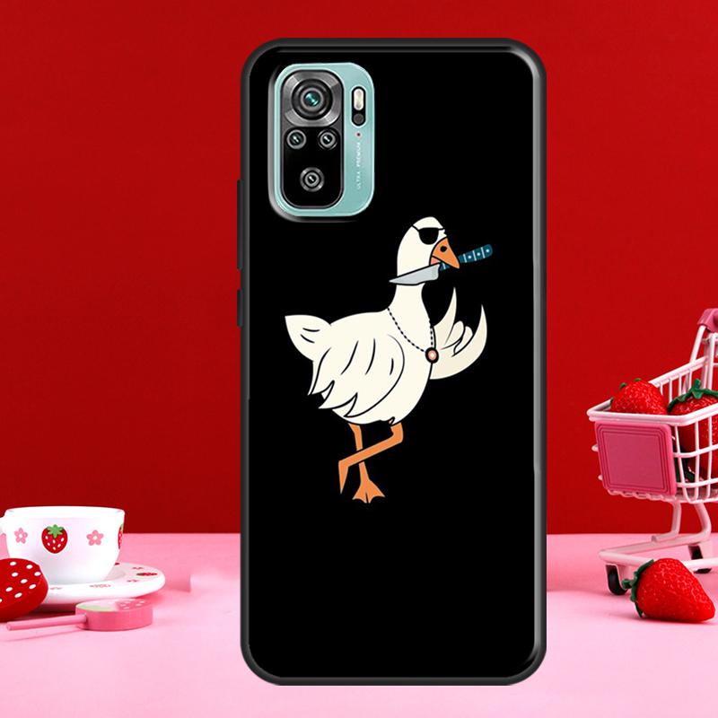 Custodia Cartone Animato Oca Divertente Per Xiaomi Redmi Note 11 Pro Note 10 9 8 Pro 11S 9S 10S Cover Per Redmi 10 9 9A 9C 9T