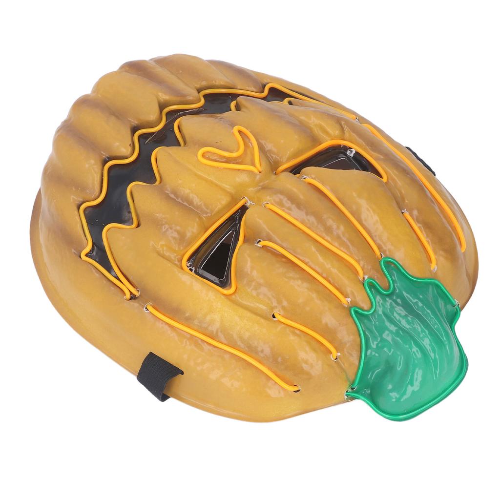 Copertura Facciale Luminosa a LED Zucca Spaventosa Regolabile Copertura Facciale Luminosa per Festa di Halloween Cosplay