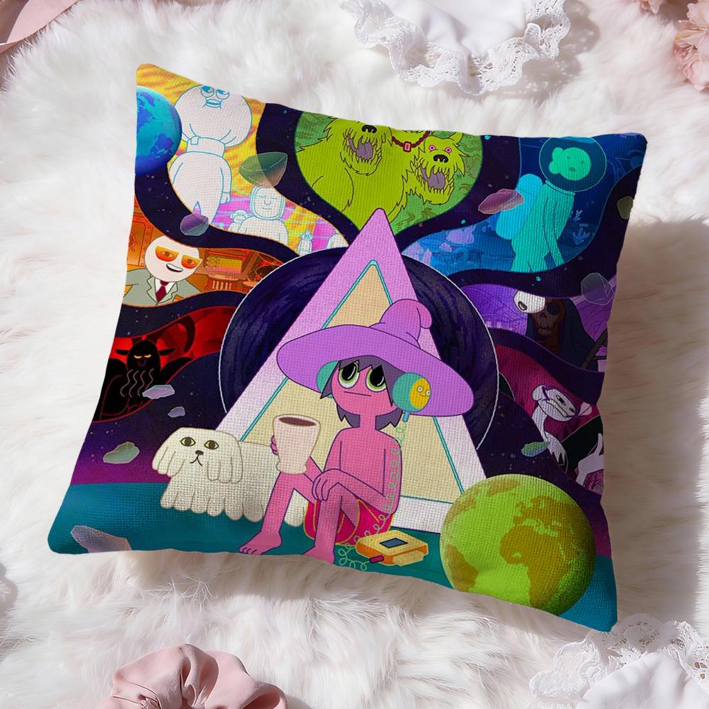 The M-Midnight Gosple Cushion Cover Premium Comfort Reversible Pillow Cove -Two in One Design for Any Room & Car Interior