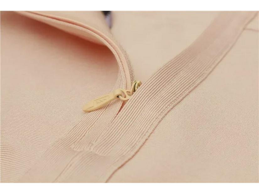 Fashionable High-Waist Elastic Bandage Skirt - Elegant Mid-Length Hip-Hugging Design