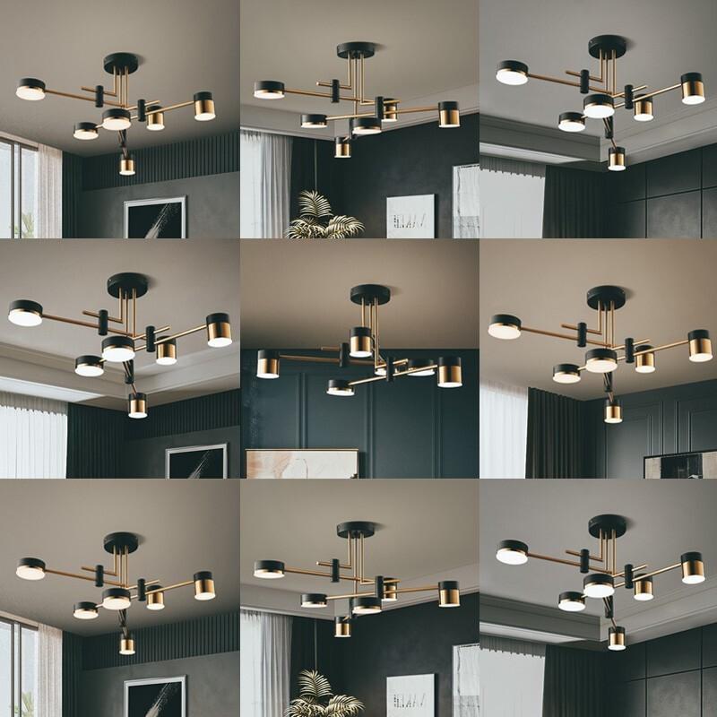 Nuovi Lampadari Nordici Soggiorno Cucina Sala da Pranzo Luci a Sospensione da Soffitto 3 Colori Dimmerabili Luci Moderne per Camera da Letto Decorazione