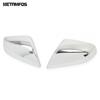 For Tesla Model S 2014-2017 2018   Carbon Fiber Rearview Side Mirror Cover Trim Protection Cap Accessories Car Styling