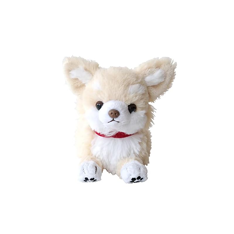 Sun Lemon Chihuahua Lap Dog CR SS 14 x 26 x 13cm Plush Animal Cute Dog P-8062
