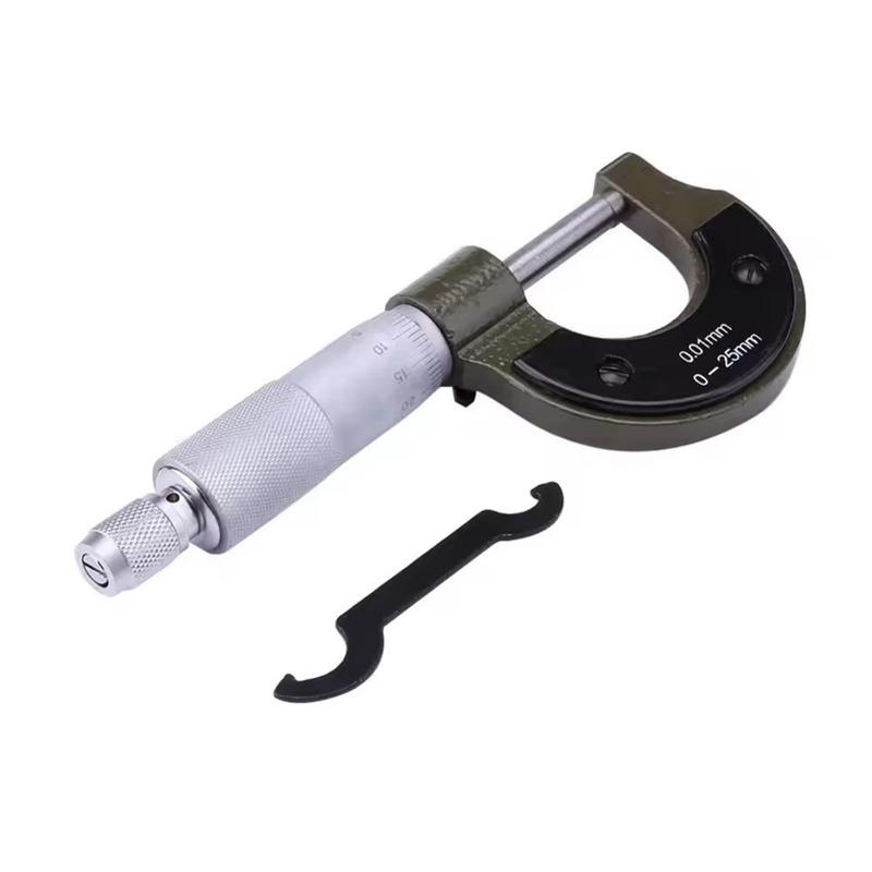Precision Outer Diameter Micrometer, 0-25mm, 0.01mm, Metric Caliper For Outer Diameter, Mechanical Micrometer Tool