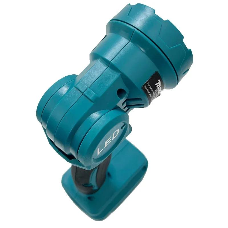 Makita Cordless LED Work Light Rechargeable Flashlight Power Tools Indoor Outdoors Night Searchlight Tool For 18V  Battery