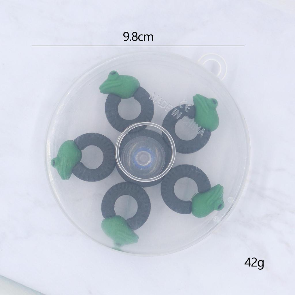 Five-Bead Fidget Spinner with Soft Rubber & Wooden Stick - Mythical Creatures Stress Relief Toy