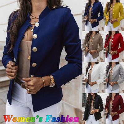 Γυναικείο Casual Jacket Fashion Μακρυμάνικο σακάκι Slim Small Suit Jacket Ζεστό σακάκι Plus Size