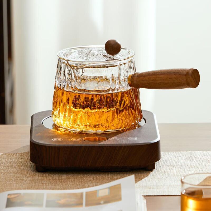 Fulinz Transparent Glass Teapot with Filter