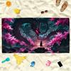 Dragon Towel Soft Lightweight Anti-Sand Large Beach Towel Quick-Drying Bath Sports Family
