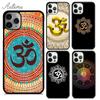 Yoga Om Mandala Colourful Phone Case for iPhone 17 Air 15 16 16e 11 12 13 14 Pro Max Plus Cover Coque Fundas Shell