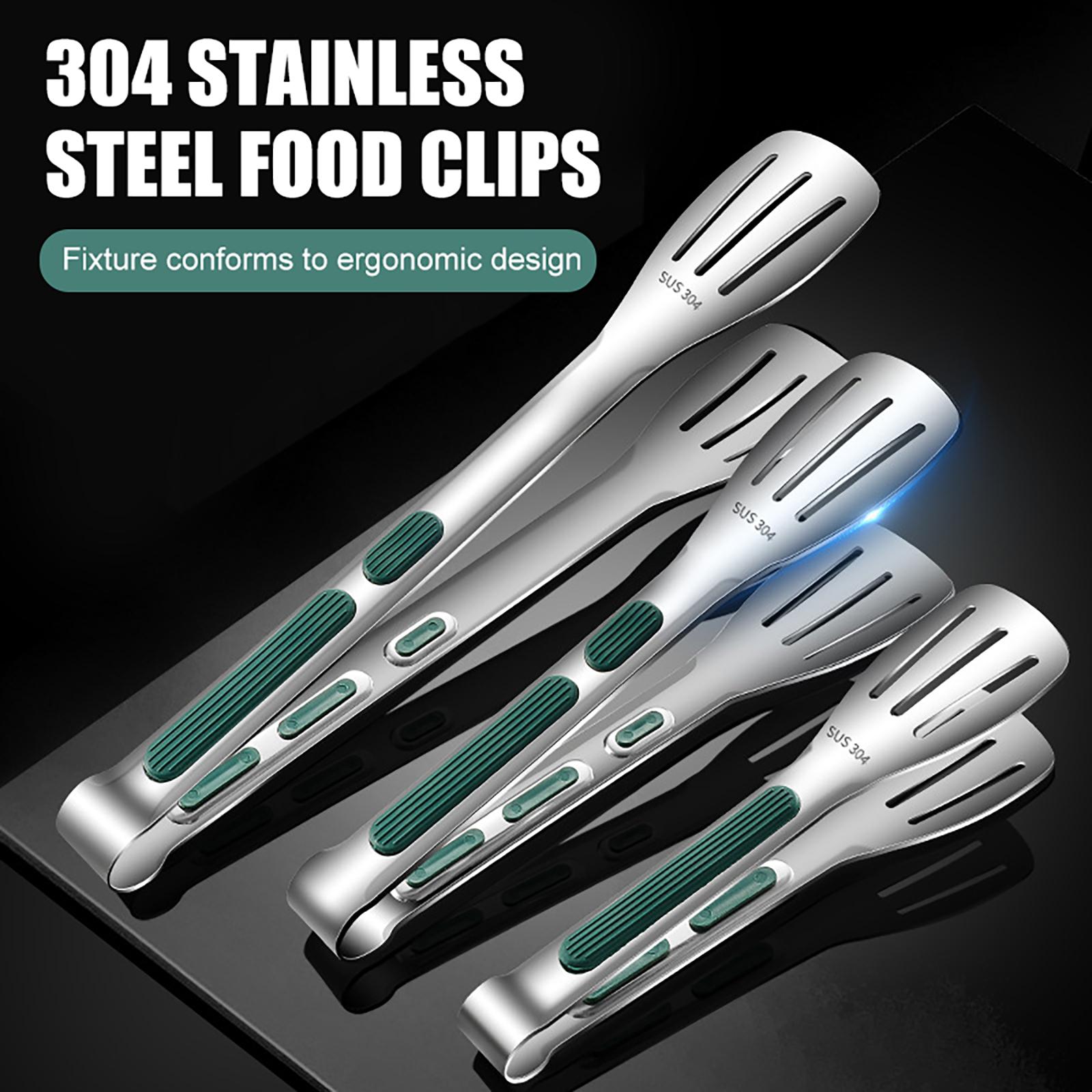 

Pinças De Cozinha De Aço InOXIDável, силиконовые щипцы для еды, зажимы Cozinha Antiderrapante, Cozimento de Churrasqueira, Saladeira, аксессуары