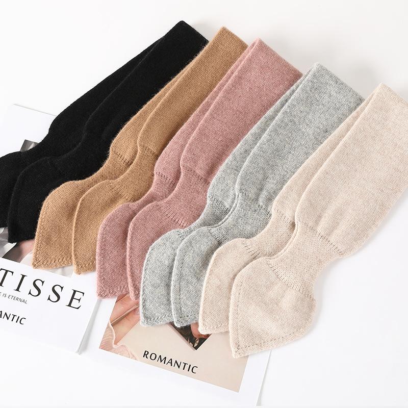 New fashion pure wool girls small scarf fashion age reduction temperament small scarf scarf scarf female student small scarf