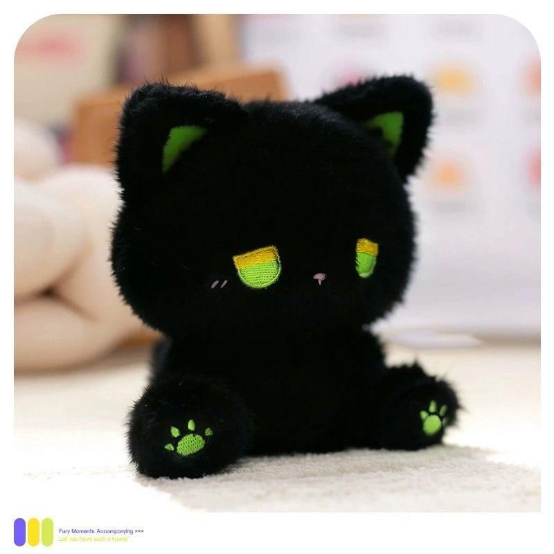 Peluche Gatto Tonto Bambola Emo Creativa Carina di Alto Valore Animale di Peluche Virale Regalo di Compleanno per Ragazza 30cm