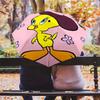 Tweety Cloud Folding Umbrella Umbrella Travel Three Folds Travel Light