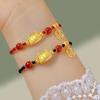 New Chinese-style Red Rope Bracelet for The Year of The Dragon Female Yilong Steamed Dumpling Dragon High-grade Jewelry