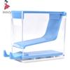 Dental Cotton Roll Dispenser Holder Press Type Box Holder Dental White Blue Color Orthodontics Products Dentistry Lab Supplies