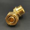 1216 1418 1620 2026 2632 PEX-AL-PEX 1/2" 3/4" 1" Male Female Brass Elbow 90 Degree Pipe Fitting Adapter For Solar Floor Heating