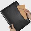 Leather A4 Zippered Business Manager Folder for Contracts and Documents