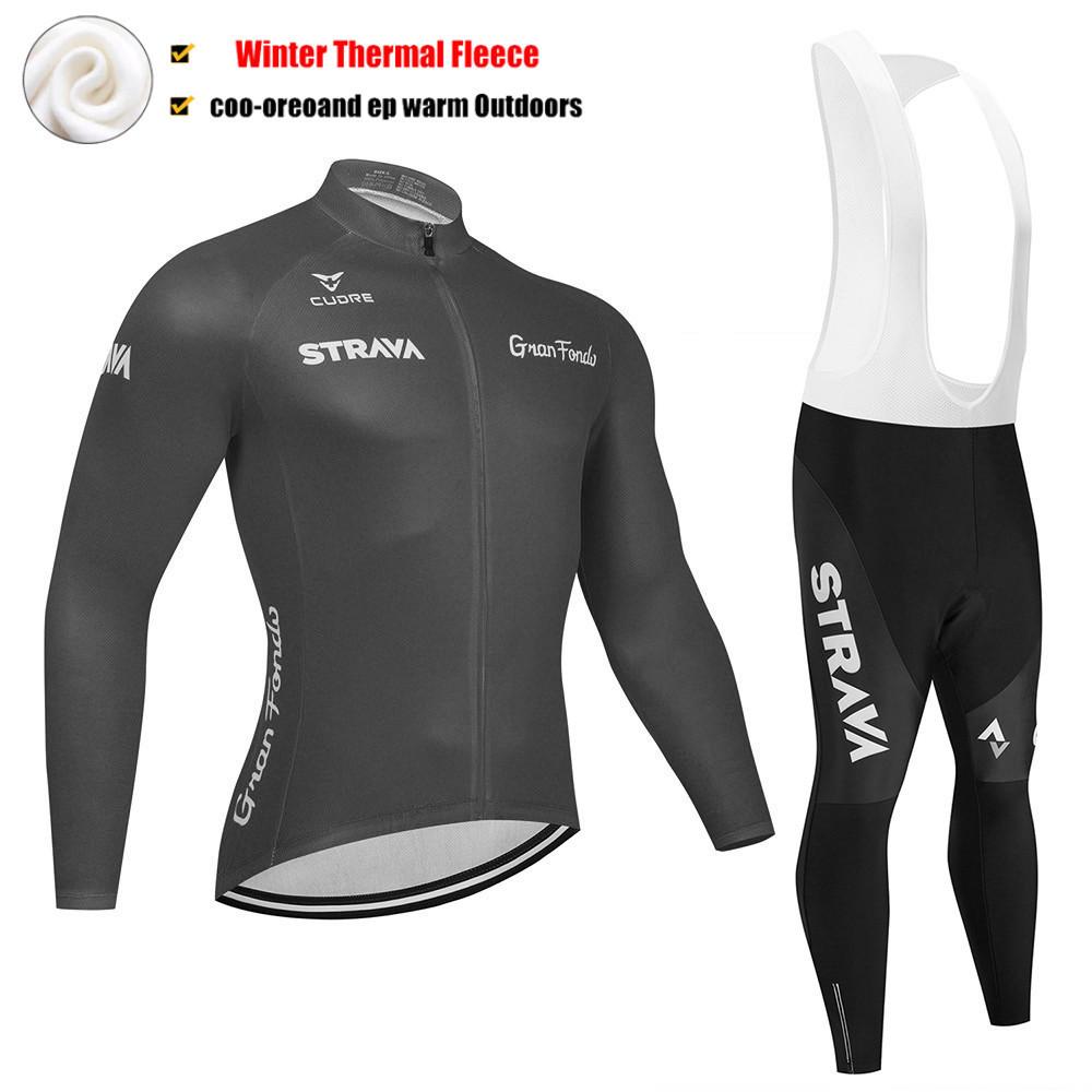 2026 Winter Fleece Warm Cycling Suit Set, Mountain Bike Cycling Suit Set Long Sleeve Men's Winter Cycling Pants Cycling Suit Fleece