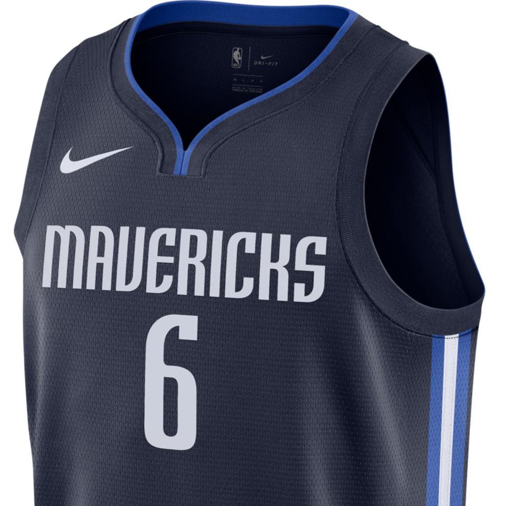 Nike NBA Kristaps Porzingis Dallas Mavericks 2019-2020 Swingman Jersey Men Jerseys Navy AT9797-423