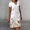 Chic Summer Dress Loose Keep Cooling Knee Length Soft Midi Women Clothes