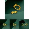 Charming Bow Brass Tie Ring For Women Delicate Fashion Jewelry Gift Idea