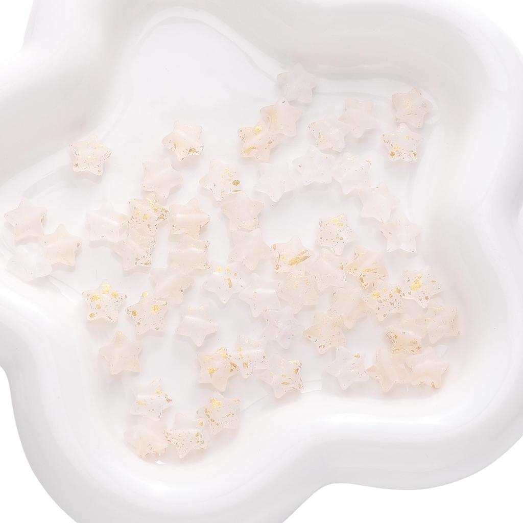 50Pcs Acrylic Star Beads For DIY Necklace Bracelet Earrings Jewelry Making Craft Accessories