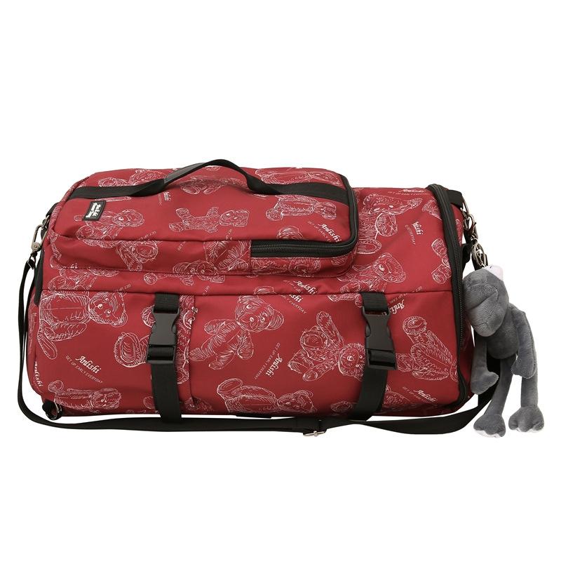 Couple Style Fashion and Trendy Printed Multi-functional Large-capacity Hand-to-door Travel Bag for Home Moving Luggage Bag