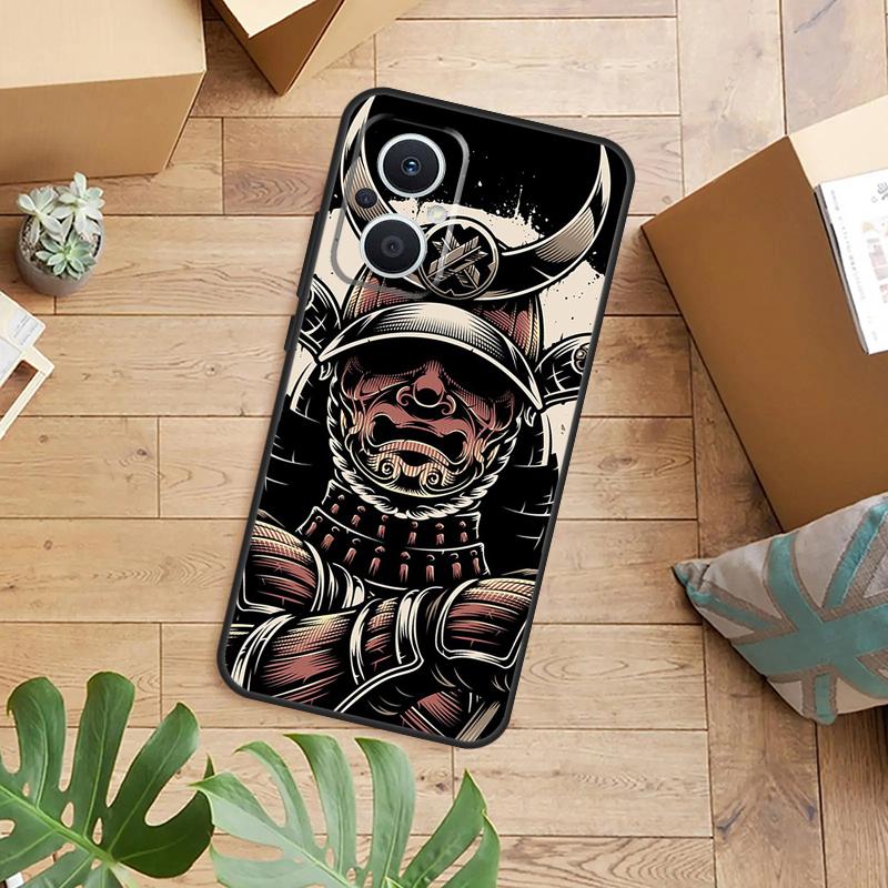 Samurai Phone Case For OPPO Reno 14 13 12 11 F 10 Pro 8T 7 8 Lite OPPO Find X8 X6 X5 X9 Pro Cover
