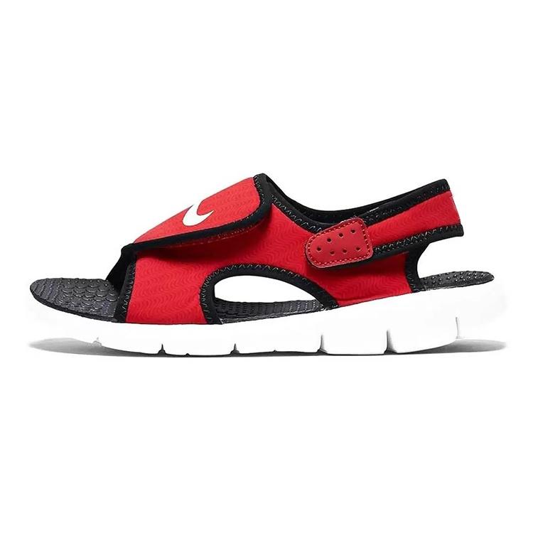 (GS) Nike Sunray Adjust 4 Red Black Kids 386518-602 EU 28