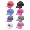 Fashion Cherry Bowtie Baseball Hat Adjustable Wash Cotton Sun Hat 2000s Theme Headwear for Women Teens Spring Wear