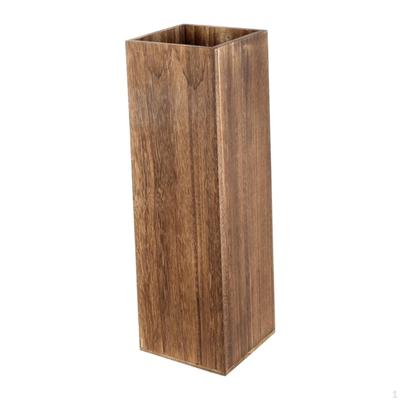 Wooden Umbrella Stand,Umbrella Storage Rack,Rectangular,Organizer Standing Retro Rustic Barrel for