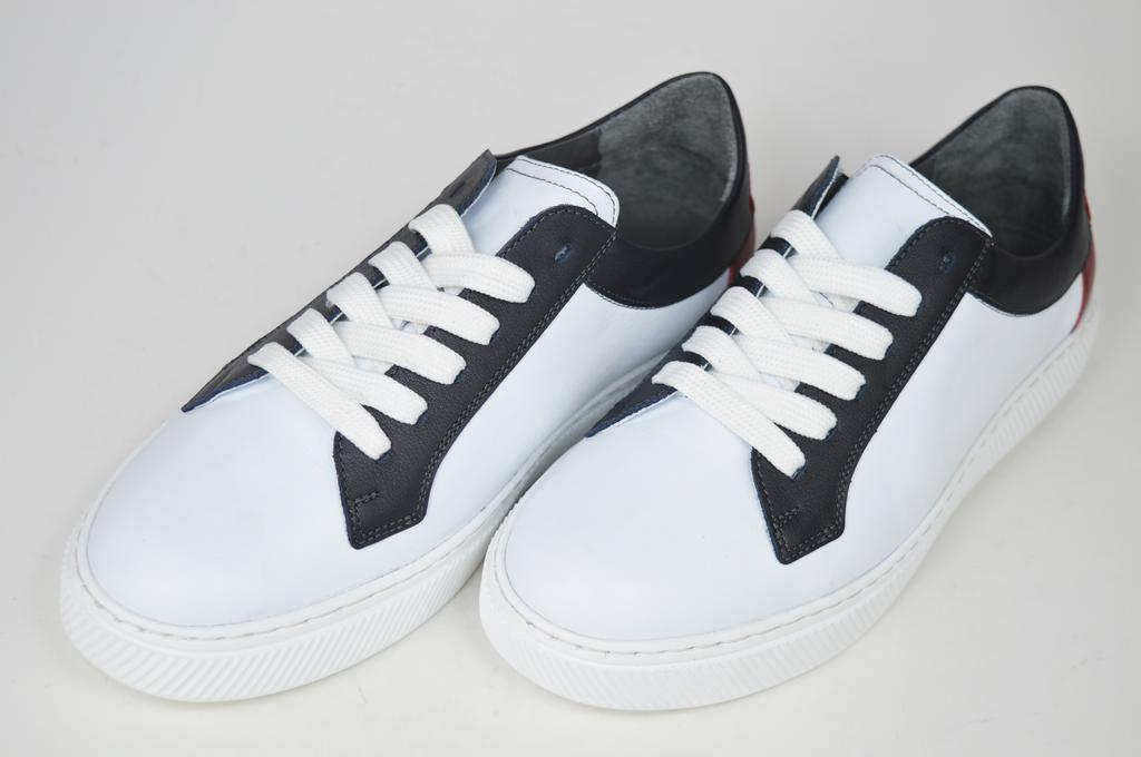 Trampki męskie ikos 16692 40 Biała skóra