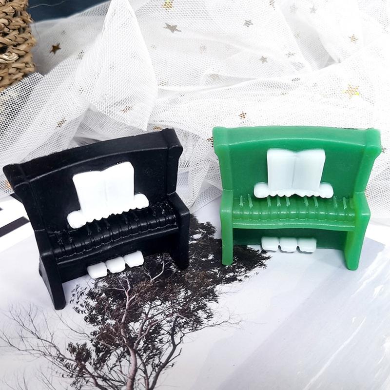 Silicone Chocolate Mold Soft Cake Baking Gadgets Musical Notes Piano Guitar Fondant Candy Molds Silicone Baking Moulds