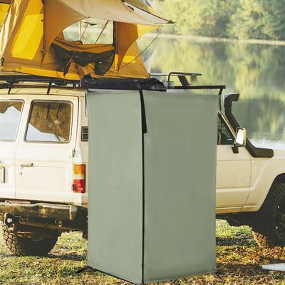 Vehicle Side Shower Tent for Outdoor Restroom And Dressing Area