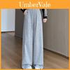 Pantaloni Casual Larghi a Gamba Larga da Donna per Primavera Autunno, Vestibilità Larga, per Uso Quotidiano
