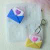 Flexible Pendant Mold Crafts Molds Valentines Day Series Keychain Mould Silicone Material Gift for DIY Hand Making Lover