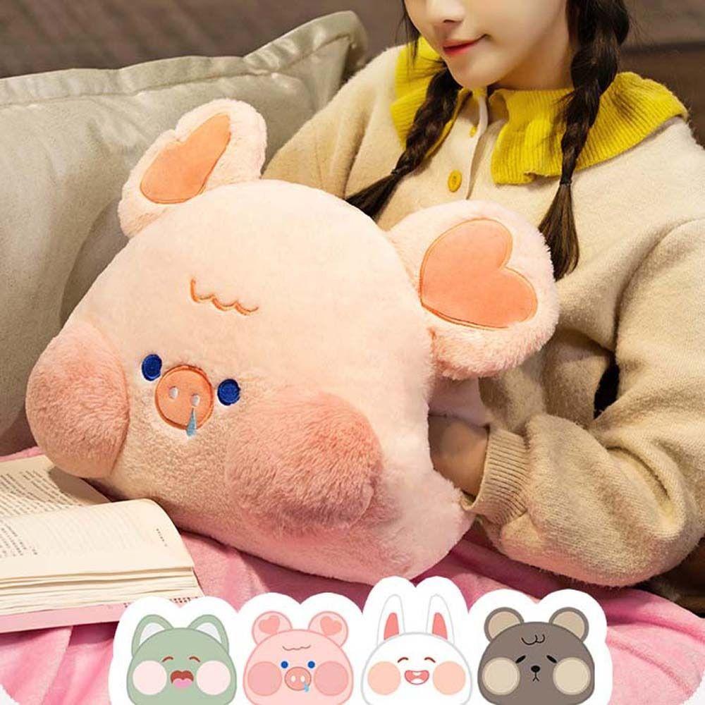 Nap Pillow Bunny Plush Pillow Hand Warmer Hand Warm Pillow Animal Plush Toy Dudu Cat Plush Doll