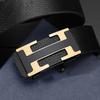 Men'S Belt Leather Automatic Buckle Wear Versatile Casual First Layer Cowhide Belt Men'S Young People Fashion Belt Hot
