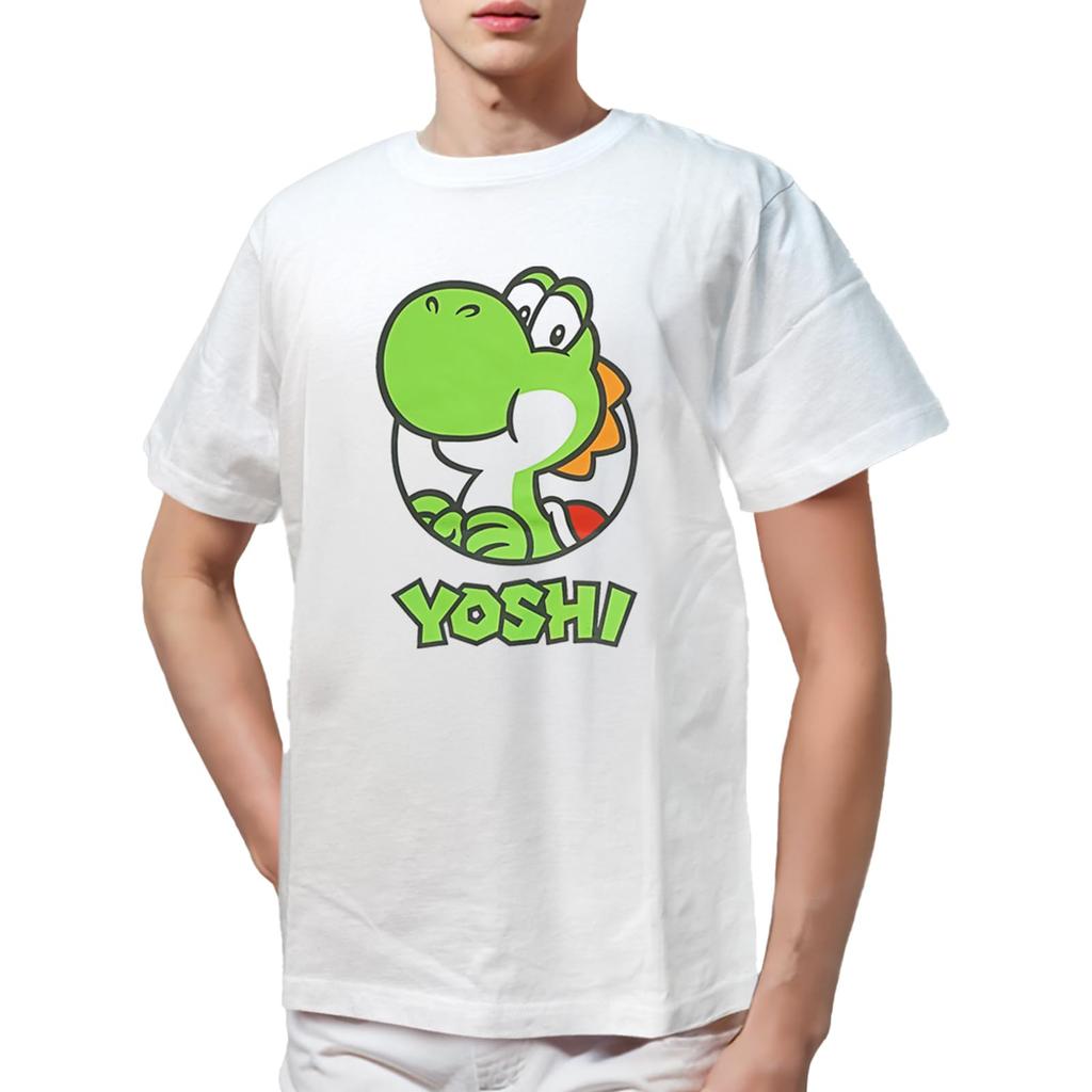 Fineplus Short Sleeve Super Mario Yoshi Print T-Shirt