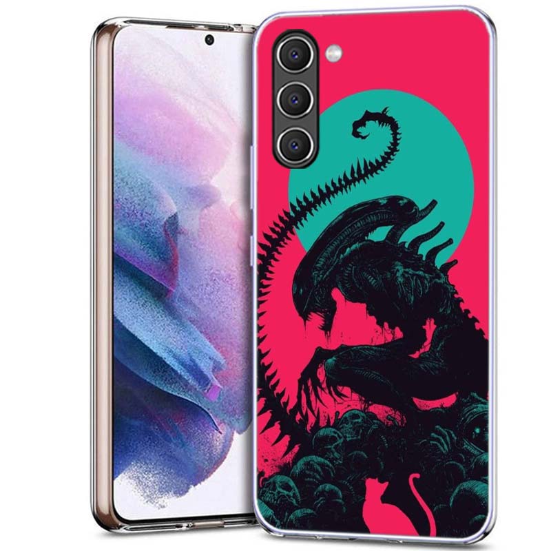COOL A-Alien Xenomorph Phone Case for Samsung A54 A14 A24 A34 A17 A37 A57 A55 A35 A25 A15 A13 A23 A33 A53 A07 A05S A04S A03 A73
