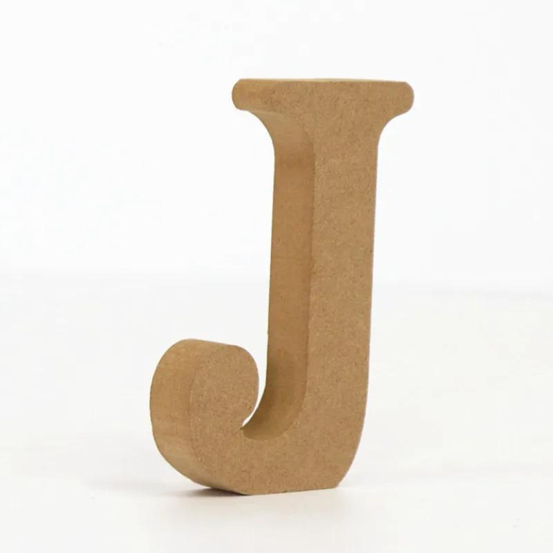 26-Letter Wooden Alphabet DIY 10cm Handicrafts Three-Dimensional Decorative Letters Sign Decorations Craft Supplies
