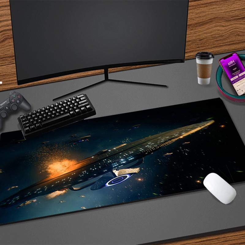 Mouse Pad SpaceX Starship Anime Rug Gaming Accessories Big Carpet Gamer PC Computer Keyboard Mouse Pads Desk Mat Mausepad