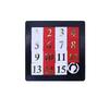 Nostalgic Number Sliding Puzzle Toy for Children's Early Education and Intellectual Development