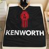 Kenworth, Couverture Flanelle à Motifs, Haute Qualité Confortable pour Toutes les Saisons, Décoration Intérieure, Chaleur et Confort, Parfaite pour les Cadeaux.