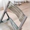 Folding Dining Chair Portable Comfortable Aesthetic Modern Dining Chairs Relaxing Backrest Chair Home Living Room Furnitures